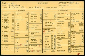 WPA household census for 3900 S HOPE STREET, Los Angeles County