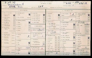 WPA household census for 125 34TH, Los Angeles County