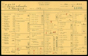 WPA household census for 137 N RAMPART, Los Angeles
