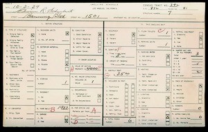 WPA household census for 1501 BANNING BLVD, Los Angeles County