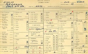 WPA household census for 2633 E 3RD, Los Angeles