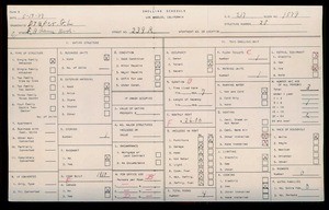 WPA household census for 239 E ADAMS, Los Angeles