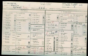 WPA household census for 555 W UPLAND, Los Angeles County