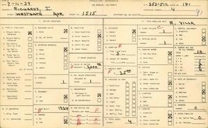 WPA household census for 1515 WESTGATE AVE, Los Angeles
