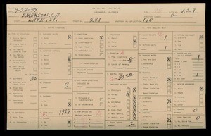 WPA household census for 281 LAKE ST, Los Angeles