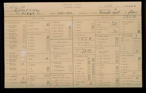 WPA household census for 344 S OLIVE STREET, Los Angeles