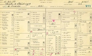 WPA household census for 441 N FRESNO, Los Angeles
