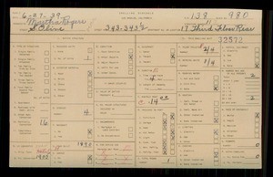WPA household census for 343 S OLIVE, Los Angeles