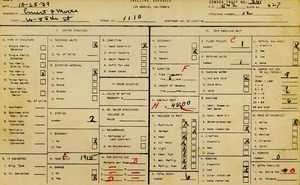 WPA household census for 1110 W 55TH, Los Angeles