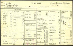 WPA household census for 2833 SIERRA ST, Los Angeles
