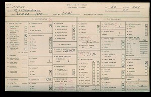 WPA household census for 1221 INNES AVENUE, Los Angeles
