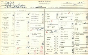 WPA household census for 1319 N OCCIDENTAL BLVD, Los Angeles