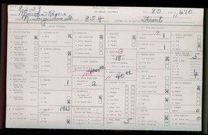 WPA household census for 854 N FIGUEROA, Los Angeles