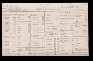 WPA household census for 1441 WRIGHT ST, Los Angeles