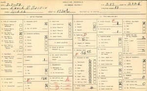 WPA household census for 1734 1/2 SICHEL, Los Angeles