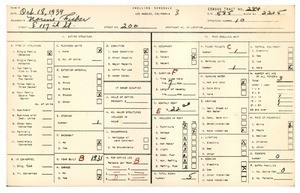 WPA household census for 200 EAST 117TH STREET, Los Angeles County