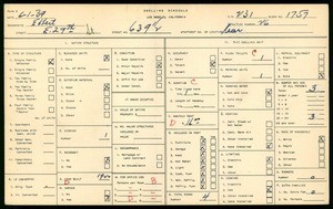 WPA household census for 639 1/2 EAST 29TH STREET, Los Angeles