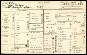 WPA household census for 257 WEST WASHINGTON BLVD, Los Angeles County