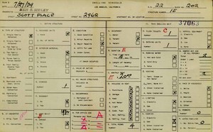 WPA household census for 2962 SCOTT, Los Angeles