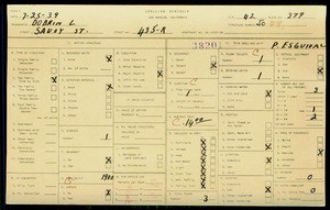 WPA household census for 435 SAVOY, Los Angeles