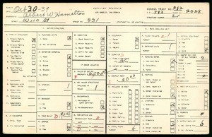 WPA household census for 331 WEST 110TH STREET, Los Angeles County