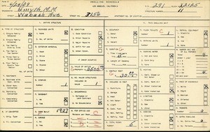 WPA household census for 3156 WABASH AVE, Los Angeles