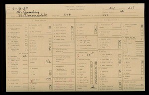 WPA household census for 1119 N CORONADO STREET, Los Angeles