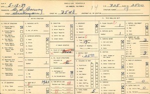 WPA household census for 3548 SISKIYOU, Los Angeles