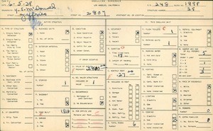 WPA household census for 2807 JEFFERIES AVE, Los Angeles