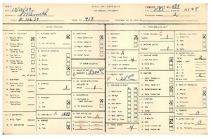 WPA household census for 918 EAST 116TH STREET, Los Angeles County
