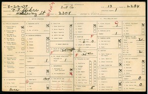 WPA household census for 2308 HATCHWAY ST, Los Angeles County