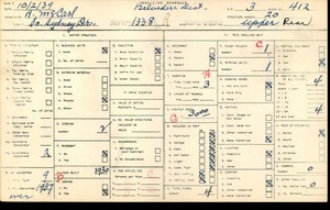 WPA household census for 1338 SOUTH SYDNEY DRIVE, Los Angeles County