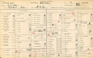 WPA household census for 522 FERRIS AVE, Los Angeles County
