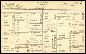 WPA household census for 515 1/2 SO FICKETT, Los Angeles