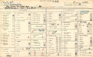WPA household census for 39 26TH STREET, Los Angeles County