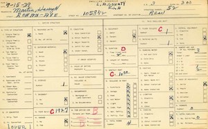 WPA household census for 1058 S ROWAN