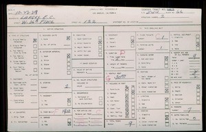 WPA household census for 122 W 36TH PLACE, Los Angeles