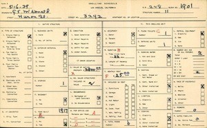 WPA household census for 3242 HURON, Los Angeles