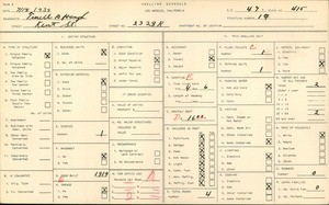 WPA household census for 2328R KENT STREET, Los Angeles