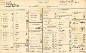 WPA household census for 1068 WEST 255TH STREET, Los Angeles County