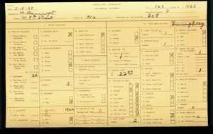 WPA household census for 916 W 9TH ST, Los Angeles