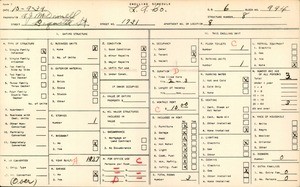 WPA household census for 1731 BEQUETTE STREET, Los Angeles County