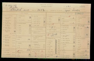 WPA household census for 757 STANFORD AVENUE, Los Angeles