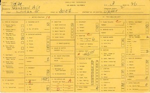 WPA household census for 3056 LANDA, Los Angeles