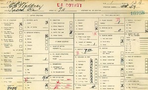 WPA household census for 911 N RECORD