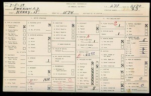 WPA household census for 1574 HENRY, Los Angeles