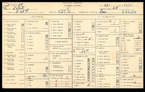 WPA household census for 437 1/2 EAST 28TH STREET, Los Angeles