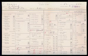 WPA household census for 831 LOOKOUT DR, Los Angeles