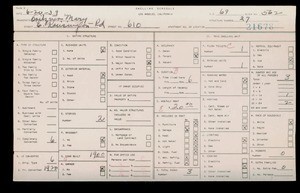 WPA household census for 610 N EAST KENSINGTON RO, Los Angeles
