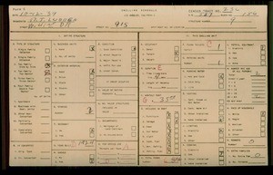 WPA household census for 915 W 41ST DR, Los Angeles County